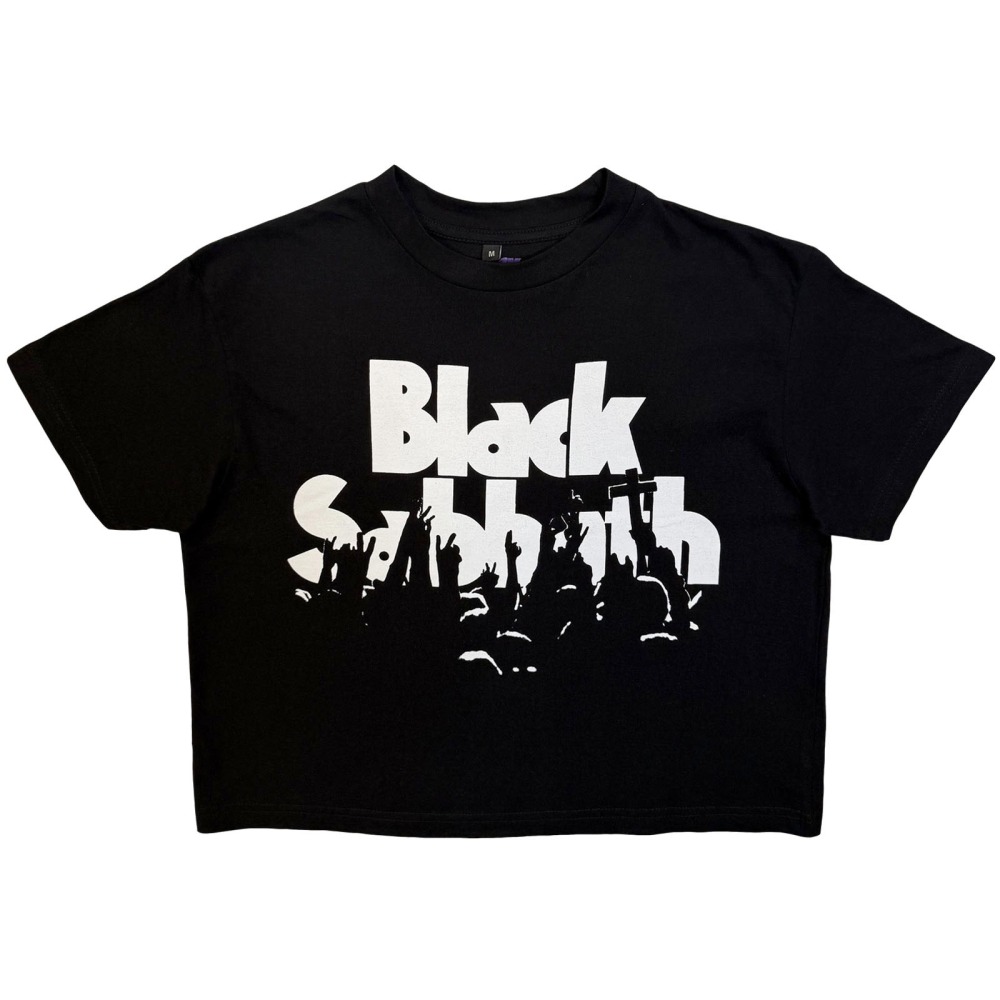 Black Sabbath - California Audience Crop top - Zwart